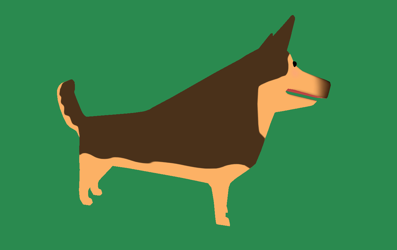 the dog has a big back in one of the experiments